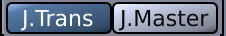 Part of the Main Toolbar responsible for the JACK configuration. The left button is titled "J.TRANS" and the right one "J.MASTER".