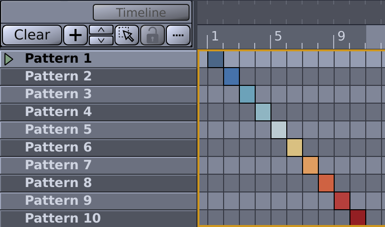 Inserting Patterns in the Song Sequence